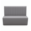 Banquette couleur grise avec rayures ignifuge
