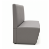 Banquette couleur grise avec rayures pour professionnels