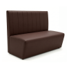 Banquette restaurant ignifuge couleur chocolat