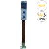 Borne de camping bois autoclave 2 prises