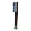 Borne de camping bois IK08