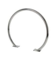 Appui vélo en inox rond