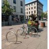 Mise en situation arceau pour vélo en inox