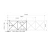 Dimensions Barrière tournante 3 tailles