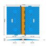 Dimensions rampe PMR