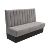 banquette CHR velours gris