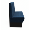 Banquette personnalisable bleu nuit pour restaurant