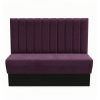 banquette CHR en velours prune