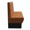 Banquette velours couleur cognac plusieurs dimensions
