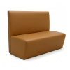 Banquette simili cuir coloris naturel