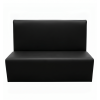 Banquette CHR en simili cuir noir ignifuge