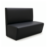 Banquette simili cuir noir CHR