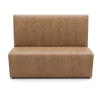 Banquette couleur naturel en simili cuir