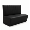 Banquette CHR couleur noir en simili cuir