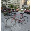 Mise en situation support à vélo en inox à sceller