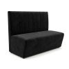 Banquette en velours noire
