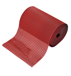 Rouleau caillebotis milieu humide rouge
