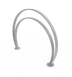 arceau à vélo circulaire acier sur platine