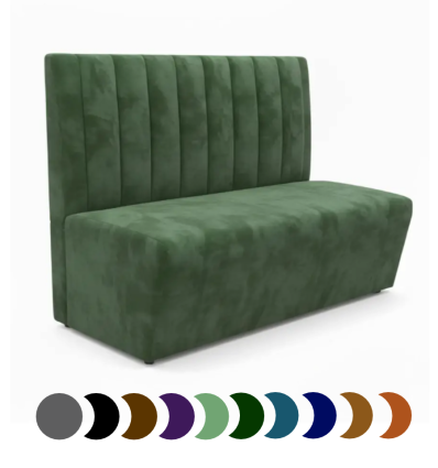 banquette velours plusieurs coloris