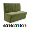 Banquette en velours plusieurs couleurs