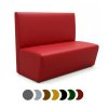 Banquette cuir lisse plusieurs coloris