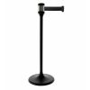 Poteau de guidage noir sangle noire 50 mm