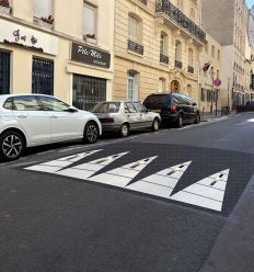 Mise en situation coussin berlinois réfléchissant et réflecteurs