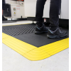 Tapis complet avec bordures jaunes