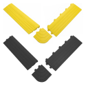 Photo : Bordure dalle clipsable caoutchouc et NBR  Noir - Mâle