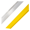 Photo : Bord de rampe fixe en alu pour caillebotis Jaune