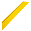 Bord de rampe fixe en alu jaune