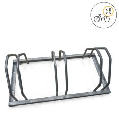 Rack à vélo 3 ou 5 places éco en acier galva