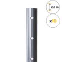 Photo : Piquet de tete vigne​ galvanisé (lot de 10) 2,2 m