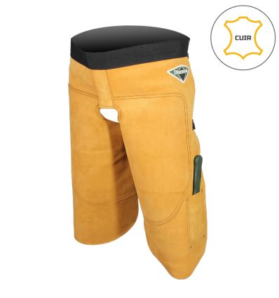 Tablier de marechal ferrant léger Diamond - cuir souple