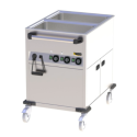 Photo : Chariot bain marie réserve chauffante 2 cuves