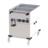 Chariot bain marie à 2 cuves avec réserve chaude