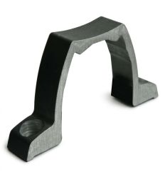 Bride de fixation pour poteau rond diamètre 90 mm