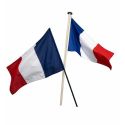 Photo : Drapeau français officiel pour bâtiment public Maille 115 g - Drapeau à hisser 40 x 60 cm