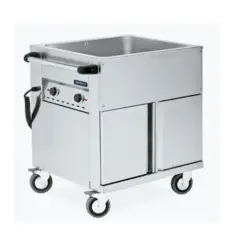 Chariot bain marie 3 x 1/1 GN avec réserve chaude