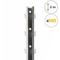 Photo : Piquet vigne galvanisé​ intermédiaire (lot de 100) 2 m