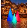 3 dimensions de sapin lumineux