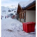 Photo : Bac à Sel de déneigement 50, 100 ou 200 Litres Rouge - 50 L