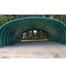 Tunnel avec pignons ouverts - 9,60 m