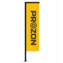 Photo : Oriflamme Personnalisée voile Potence 210 x 85 cm - Sans option (voile seule) - Non