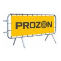 Photo : Bâche pour Barrière type Vauban Barrière 2 mètres (180 de large x 75 cm de haut) - 440 g/m2