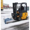 Mise en situation de la lame pour chariot élévateur éco