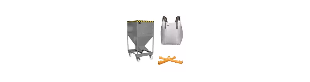 Trémie de stockage et big bag