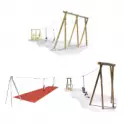 Aire de jeux tyrolienne