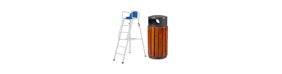 Mobilier de plage professionnel pour collectivité