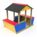 Cabane pour aire de jeux